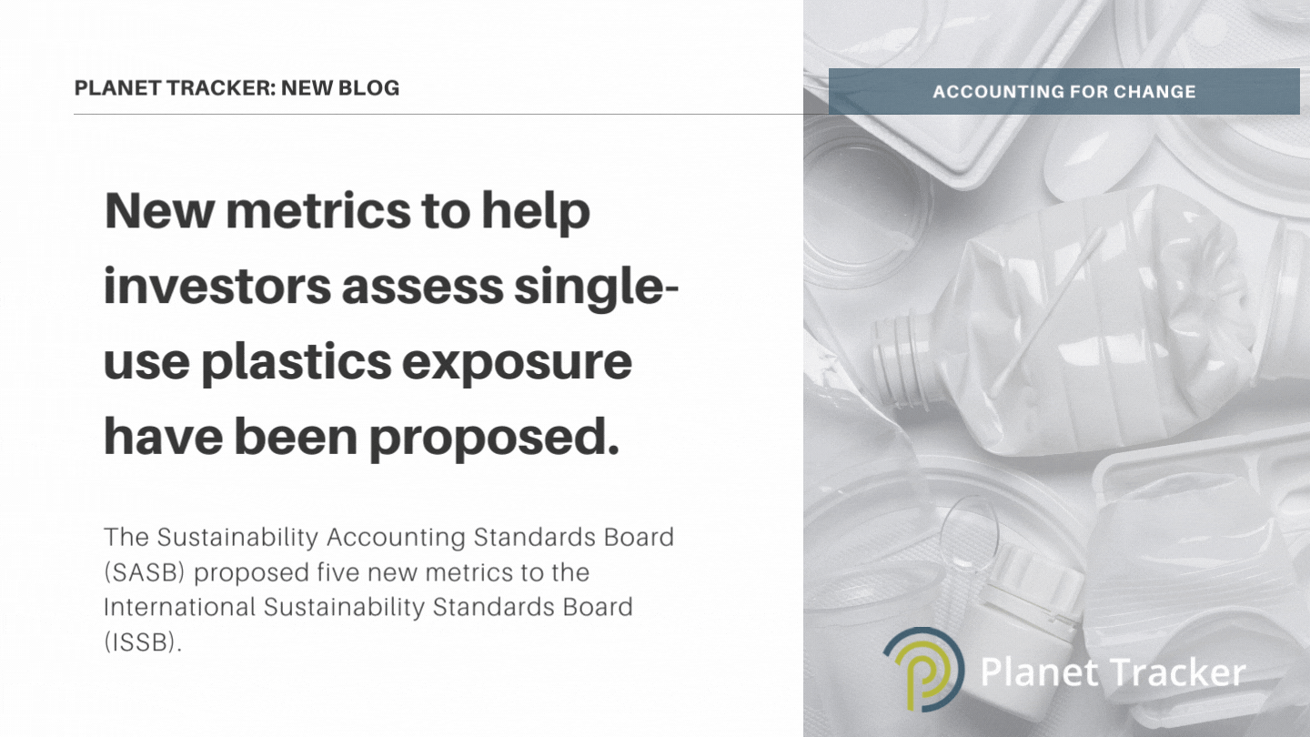 Read more about the article Single-Use Plastic: Accounting for Change