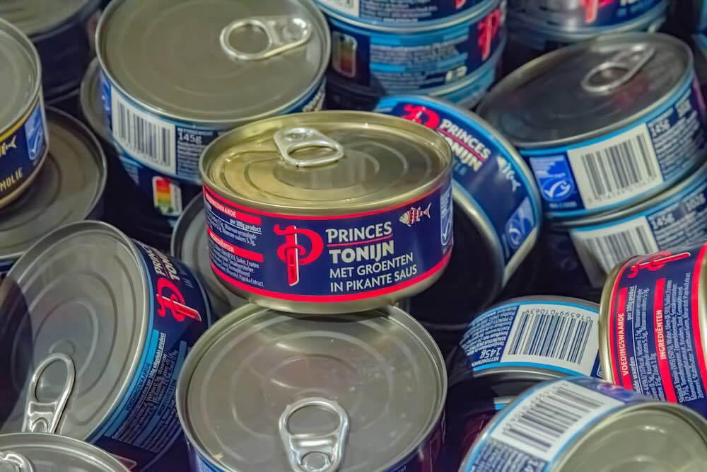 Close,Up,Princes,Tuna,Cans,At,Amsterdam,The,Netherlands,10-6-2025